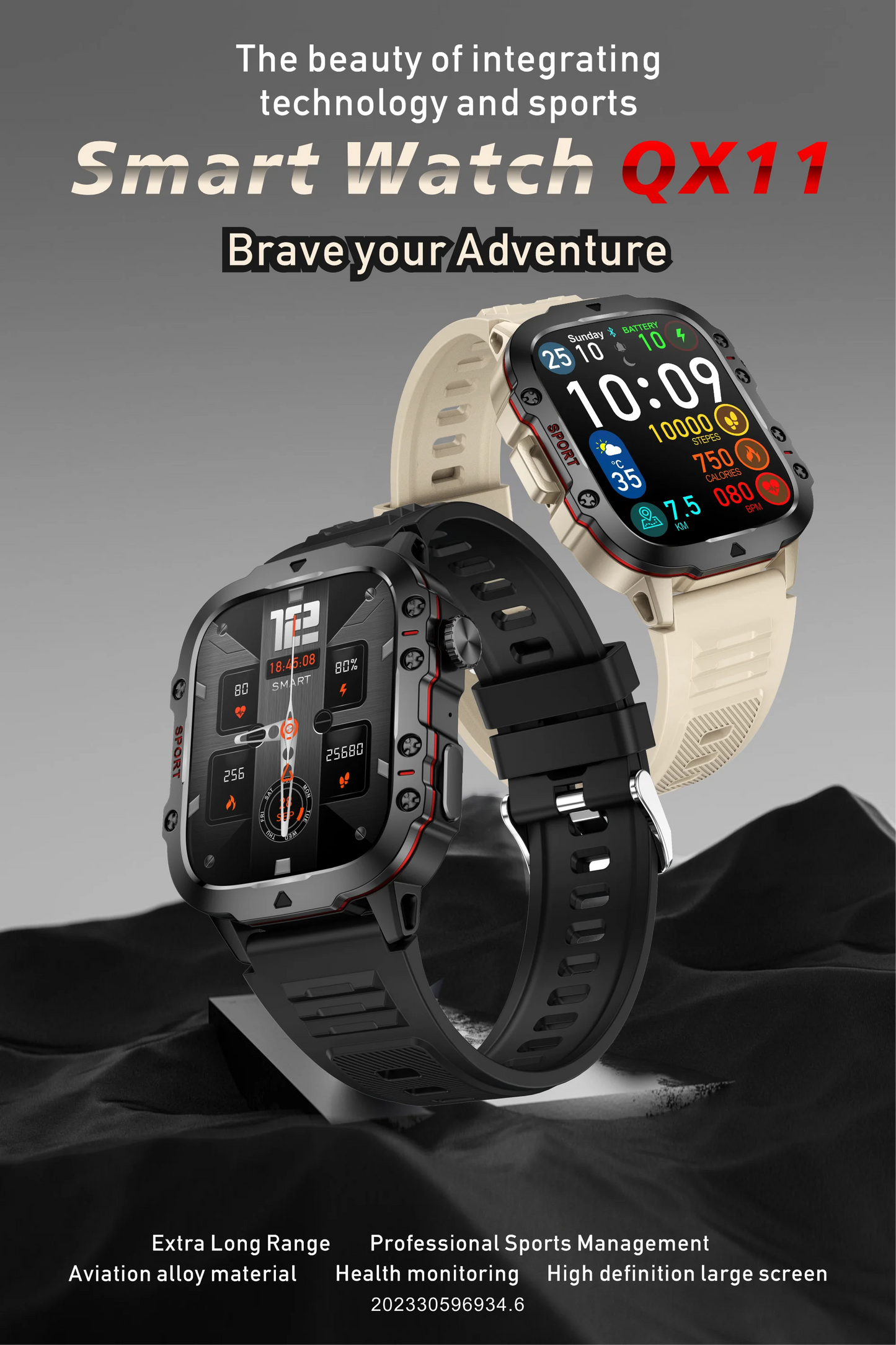 Xiaomi Military Smart Watch Men 2024