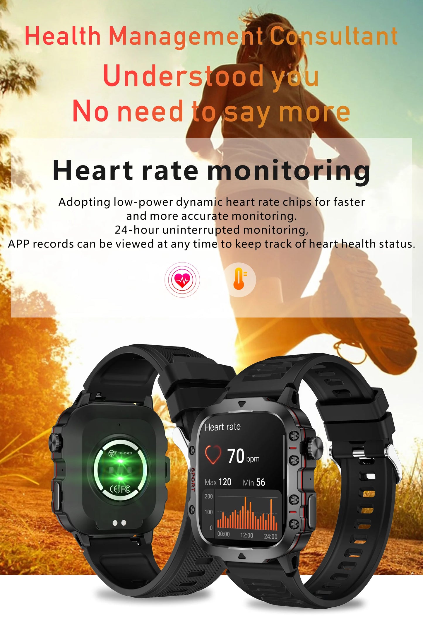 Xiaomi Military Smart Watch Men 2024