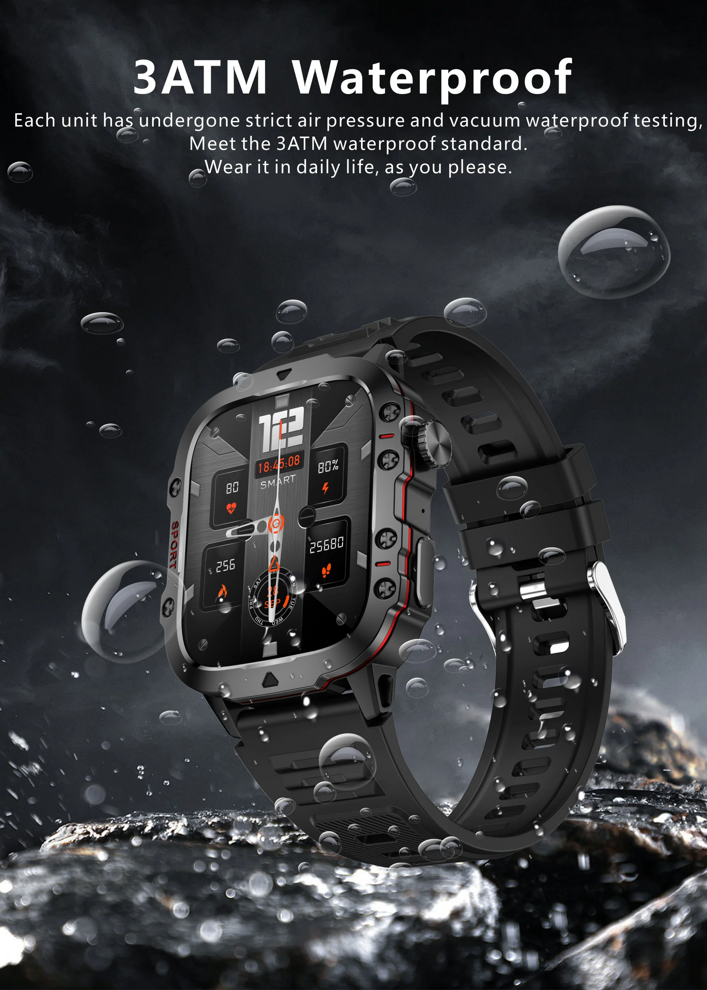 Xiaomi Military Smart Watch Men 2024