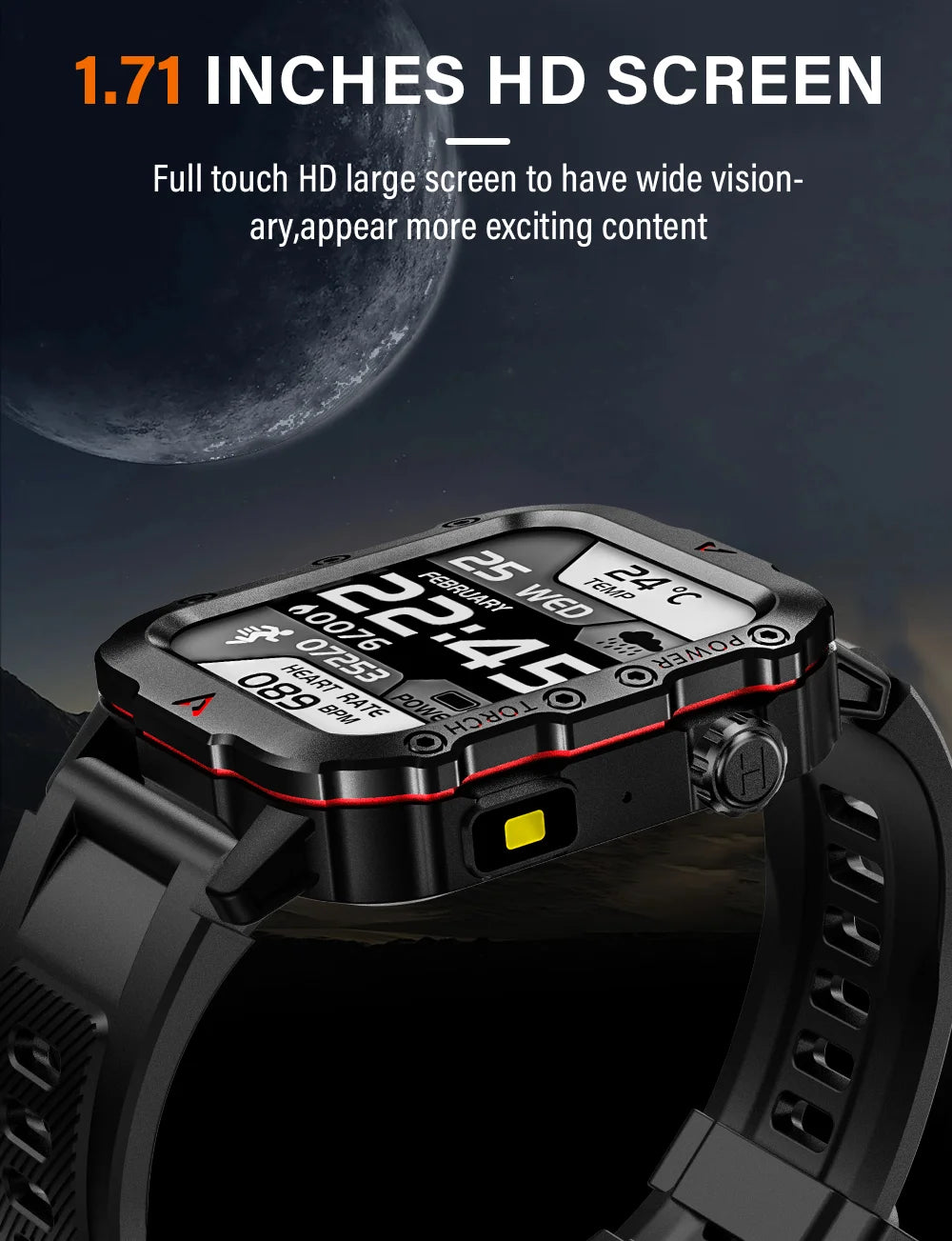 Outdoor Military Men's Smart Watch